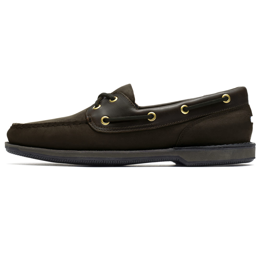 Rockport Singapore Mens Boat Shoes - Perth Black - FC3154029